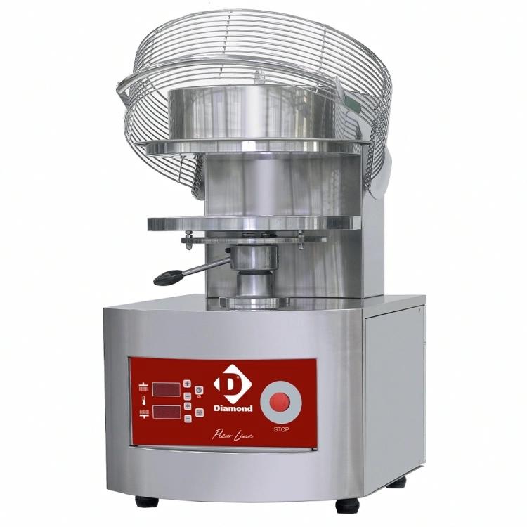 Formeuse pour pizzas Ø 350 mm - Plaques inox réchauffées - Grandes productions 400 pcs/h_0