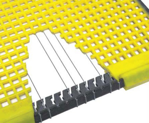 Grilles de crible en polyuréthane pour criblage haute performance sur mesure_0