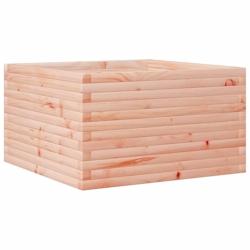 Helloshop26 - Jardinière bac lit surélevé plantes fleurs terrasse jardin 80 x 80 x 45,5 cm bois massif de douglas marron 02_0037913 - 3000213993530_0