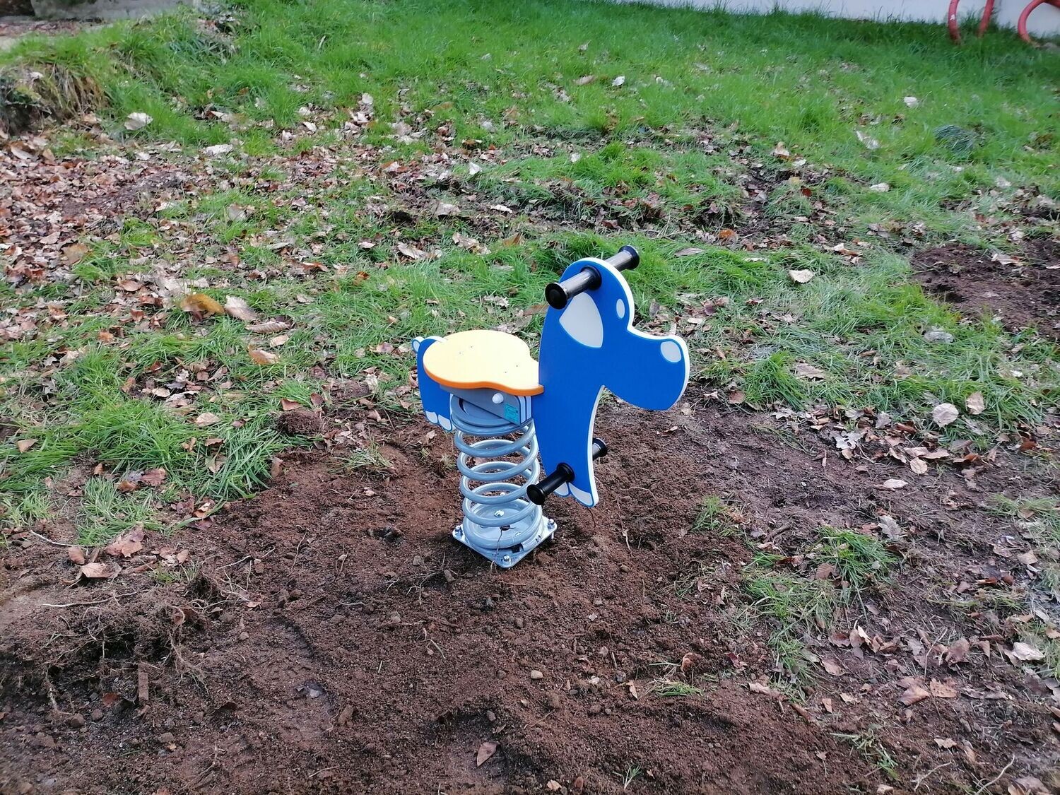 Jeu à ressort chien - conforme EN1176 - Référence BT15250 - ressort EIBACH et plastique HDPE de haute qualité_0