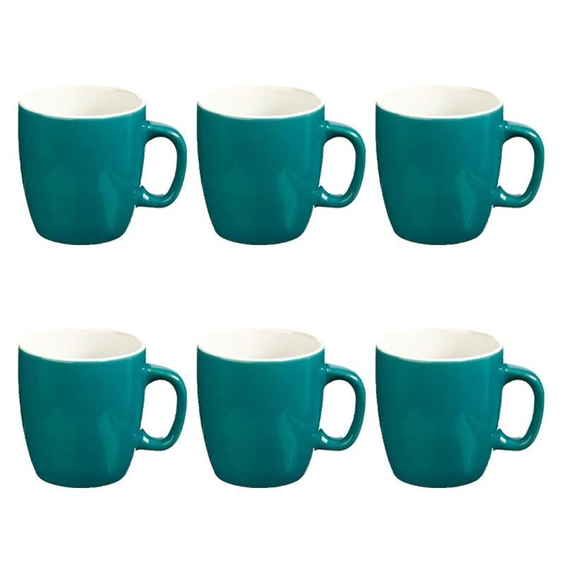 LOT DE 6 MUGS COLORS 18CL BLEU - PARIS PRIX_0