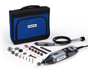 OUTIL MULTI-USAGES DREMEL 4000 (175 W) EN SAC SOUPLE + FLEXIBLE + 45 ACCESSOIRES