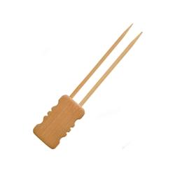 Packnwood FHC - Pique bambou Mbola double branches avec une extrémité en bloc en bambou  H150mm - 480Pcs - Bambou 209BBMBOLA15_0