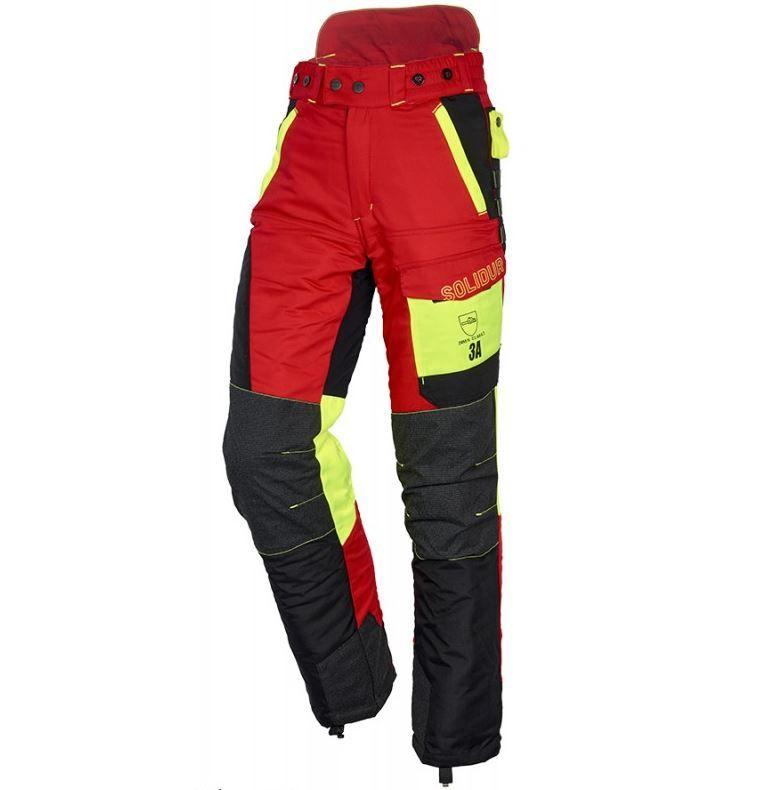 Pantalon d'élagage Solidur Classe 3 - Type A - Protection scie 28 m/s - Taille M_0