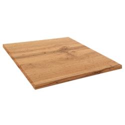 Restootab - Plateau 90x90 decor chene armor - marron Bois manufacturé PL-9090M-CH.ARM_0