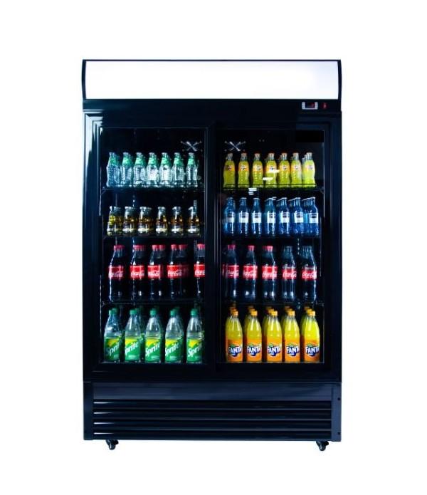 Armoire réfrigérateur à boisson 880 litres - 2 portes coulissantes double vitrage - Équipement professionnel CHR_0