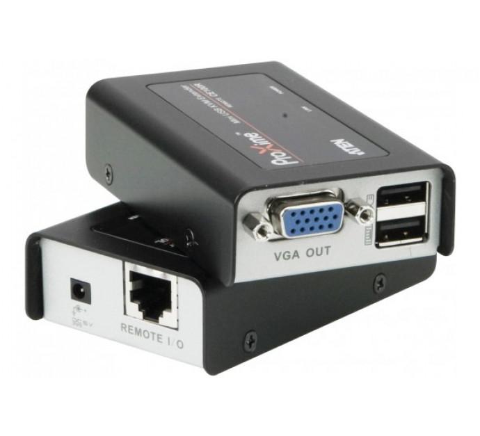 Aten ce100 kit de déport clavier-ecran-souris vga/usb 100m 50029_0