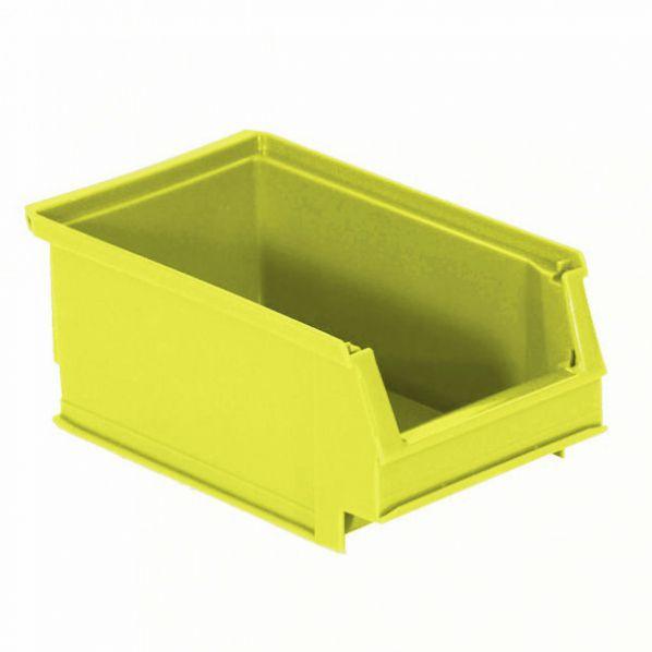 Bac à bec jaune - profondeur 160 mm - capacité 1 litre - lot de 25 - robuste et indéformable_0