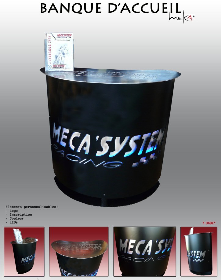 Banque d'accueil Mekadesign - personnalisable avec logo gravé et option éclairage_1