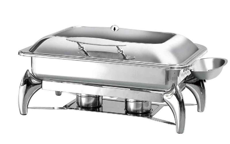 Chafing dish gn1/1 à hublot en inox - AT62593_0