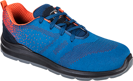 Chaussure de sécurité basse Steelite Aire S1P bleu orange FT25, taille 44 - EN ISO 20345:2011_0