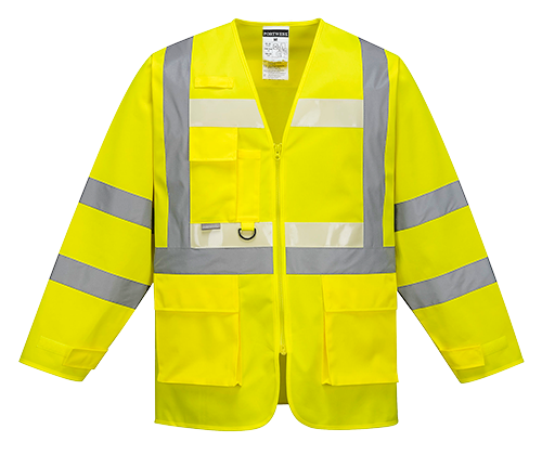 Gilet avec manche executive glowtex jaune g475, xxl_0