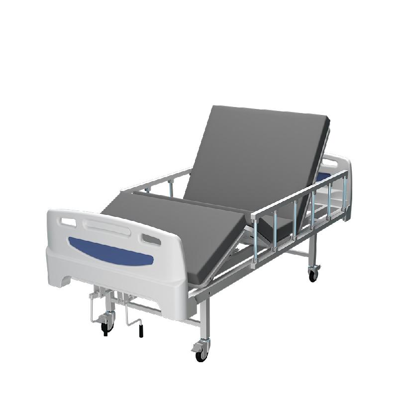 Lit hospitalier manuel à deux manivelles - angle de rupture du genou - modèle JFM02 - Coinfycare_0