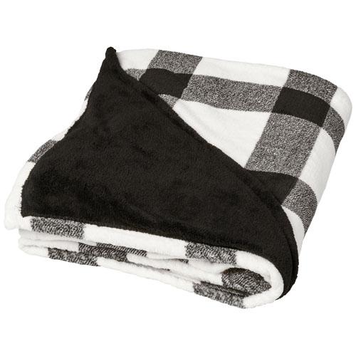 Plaid en peluche Buffalo - plaid à carreaux oversize 152 x 177 cm en polaire corail 240 g/m²_0