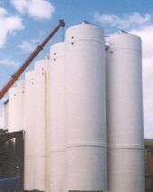 Silo de stockage de pulvérulents ou de granulés - Farine, céréales, sucre - Capacité 10 à 200 m3_0