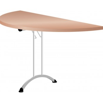 Table pliante demi-lune l140_0