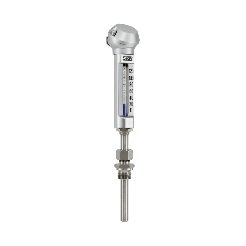 Thermomètre industriel mécatronique - modèle avec tête de raccordement de type J - Type KombiTemp® K110 - K120_0