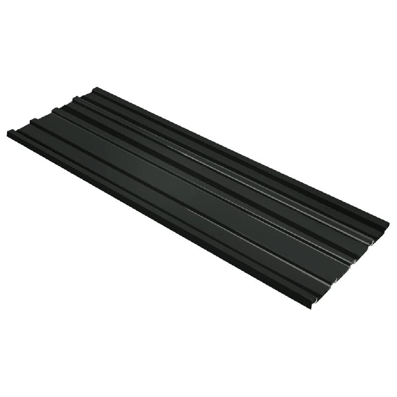 Vidaxl panneaux de toiture 12 pcs acier galvanisé anthracite 145720_0