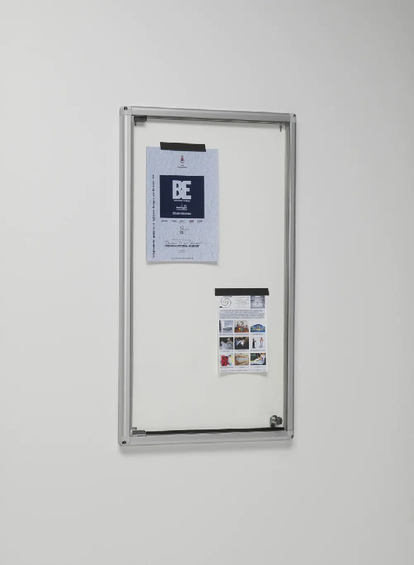 Vitrine d'affichage b158va - aluminium anodisé_0