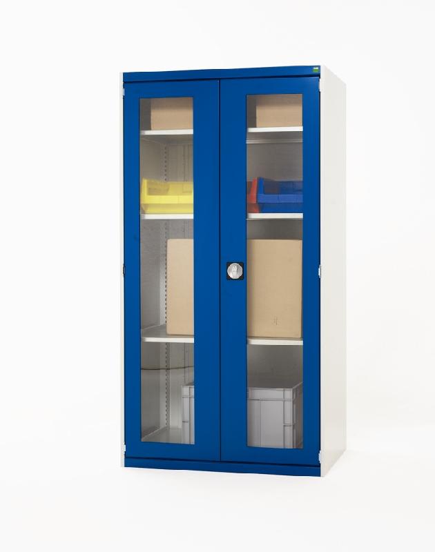 Armoire à portes transparentes bott cubio