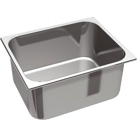 Bac inox pour saladettes - profondeur 150 mm - dimensions gastronormes GN 1/1 à GN 2/3 - blc0591_0
