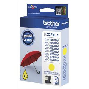 Brother cartouche jet d'encre jaune xl lc225xly_0