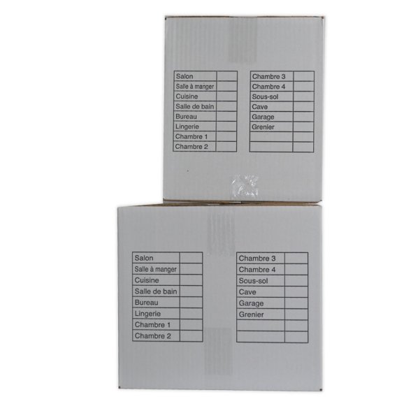 Caisse carton déménagement destinée aux professionnels pour leur faciliter la tâche et leur faire gagner un temps précieux lors des déménagements - 31DEM354_0
