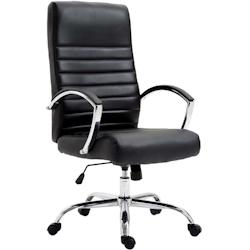 CLP Fauteuil de bureau XL Valais similicuir Noir - noir polyester 192393101_0