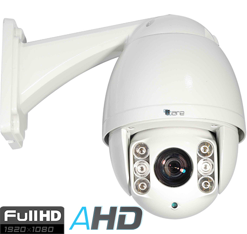 Dôme motorisé AHD 1080p - Zoom optique 10x - Full HD infrarouge - Étanche IP66_0