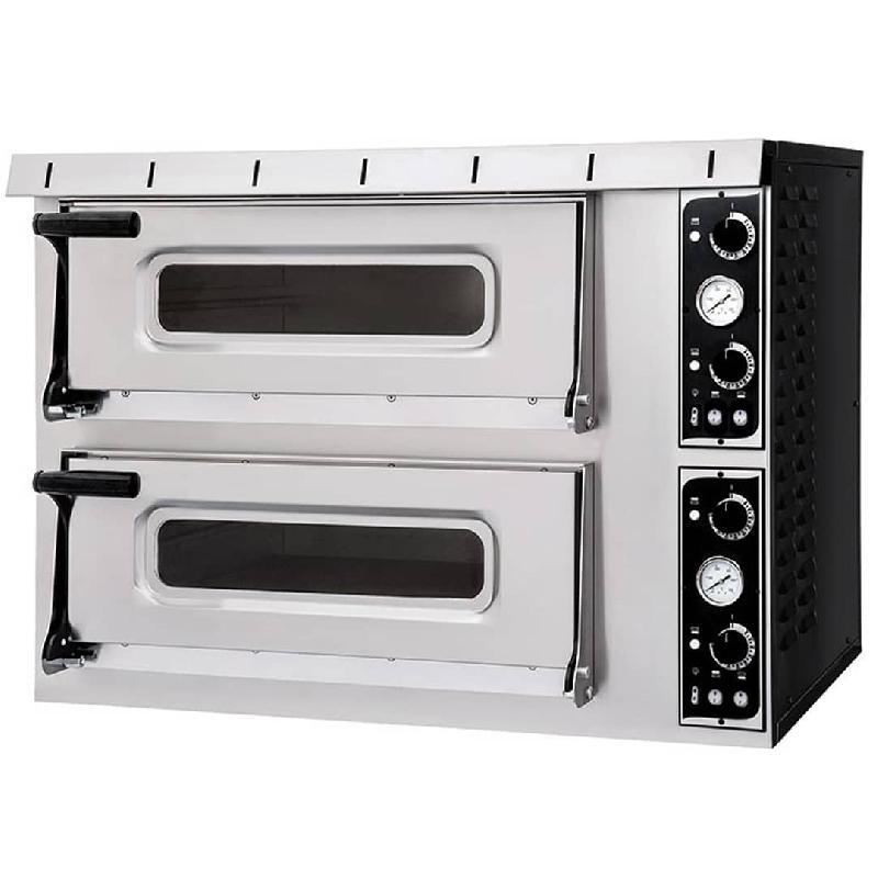 Four à pizza électrique mécanique acier inox Basic 2/50 PLUS_0