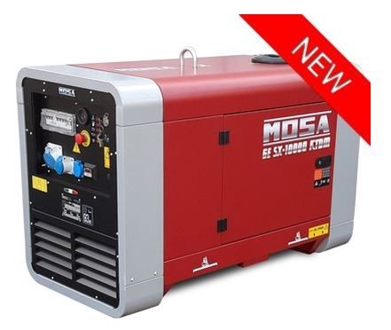 Ge SX-10000 Ktdm - Groupe électrogène supersilencieux Mosa - Diesel Kubota - 50 Hz - 9 kVA monophasé_0