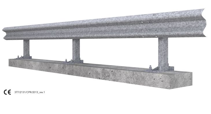 H2-W4 PAB CE P 2 Ondes - Glissière de Sécurité - Marcegaglia Buildtech - Barrières pour Terre-Plein Central et Bordure Pont_0