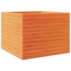 Helloshop26 - Jardinière bac lit surélevé plantes fleurs terrasse jardin cire 60 x 60 x 46 cm bois de pin massif marron 02_0038472 - 3000217684540_0