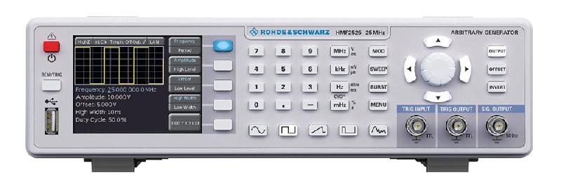 HMF2525 | Générateur de fonctions arbitraire 25 MHz, avec interfaces USB / RS232_0