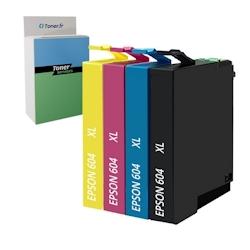 Pack de 4 cartouches d'encre Epson 604XL Noir et couleurs Toner Services - multicolore 3701352360336_0
