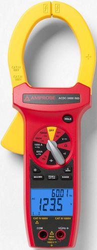 Pince multimètre TRMS AC/DC industrielle - 1000A AC/DC, 750V AC, 1000V DC - AMPACDC-3400 IND_0