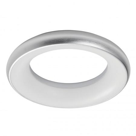 Plafonnier saillie Fred L LED 25 W - 1850 lm 3000K - Gris - Diamètre 298 mm - Aluminium et polycarbonate - IP40_0