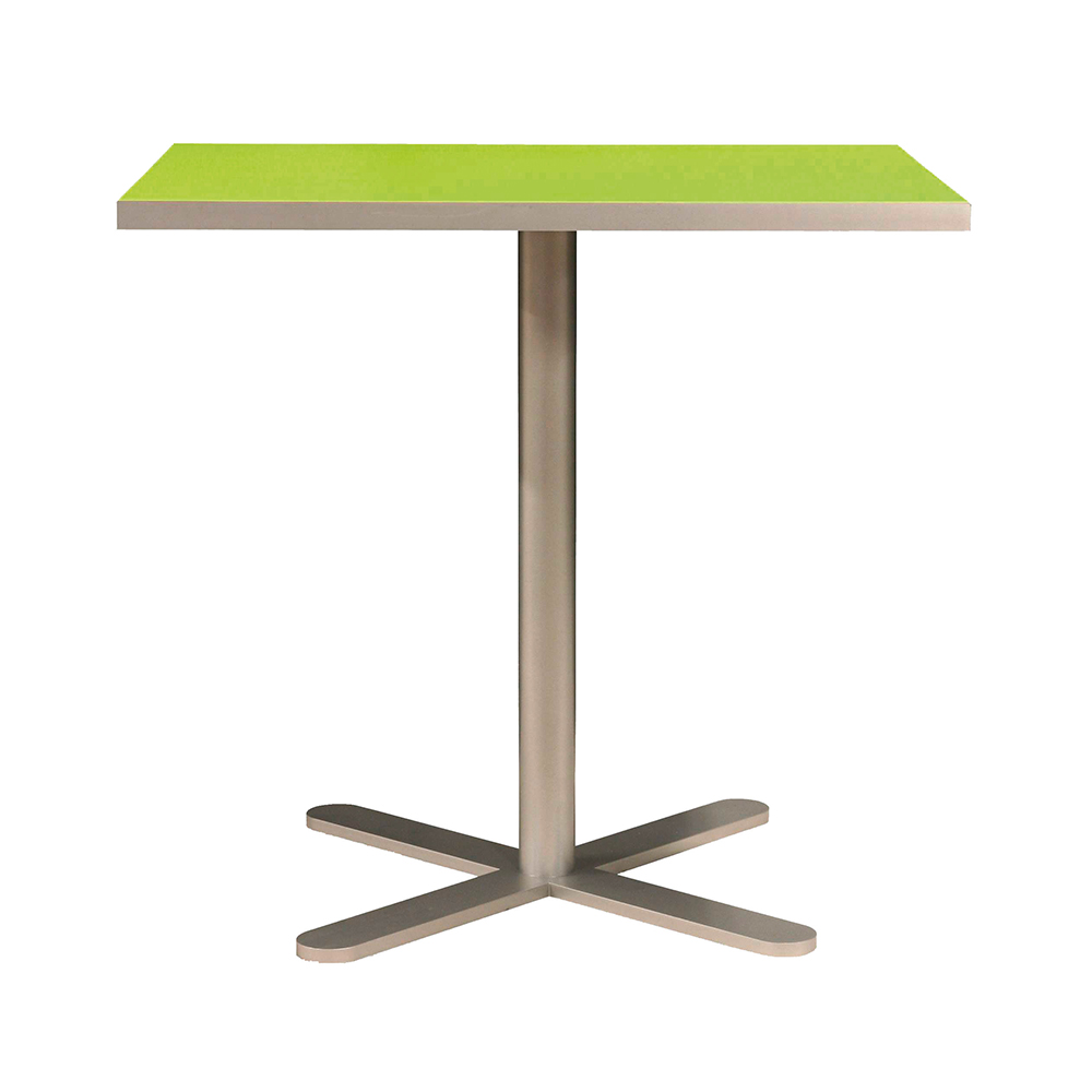 Table de restaurant - piétements SHELL-9070 - plateau carré ou rond 70x70 à 90x90 cm ou Ø80 à Ø100_0