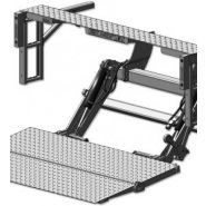 TE-25DC - Hayon élévateur Maxon avec plate-formes en acier, acier/aluminium ou aluminium - Verrouillage hydraulique et faible entretien_0