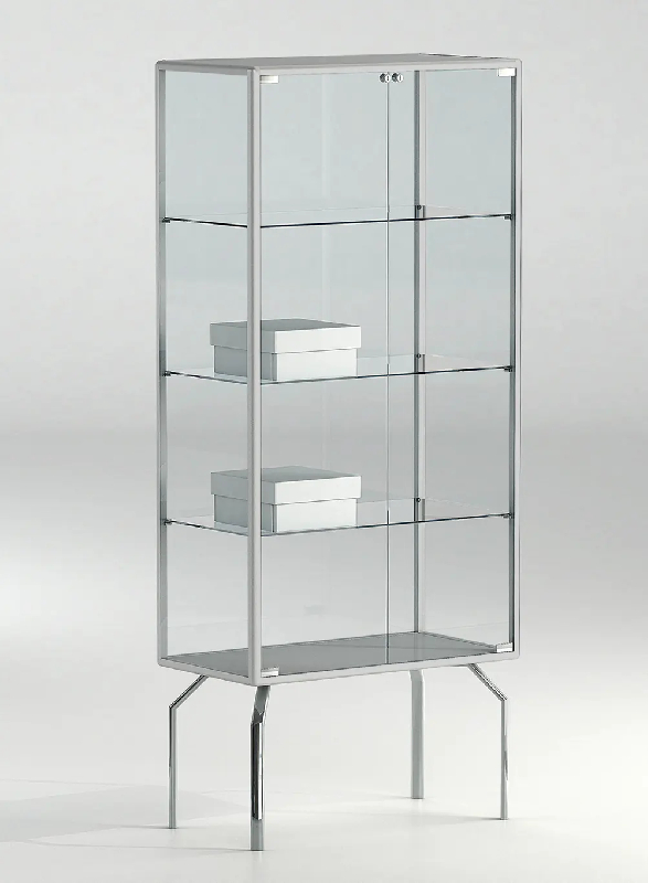 Vitrine sur 4 pieds 91-17pva - gris clair_0
