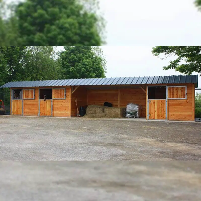 3 Boxes en ligne  + abri - BOX032_0