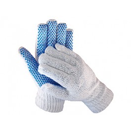 910 ALFA® - Gants de travail antidérapants en bord-côte avec surface intérieure bleue_0