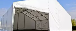 Abri ou tente industrielle tout terrain, légère et grutable - 8.5, 10.5 et 12.5 m de portée libre - Mobycover_0