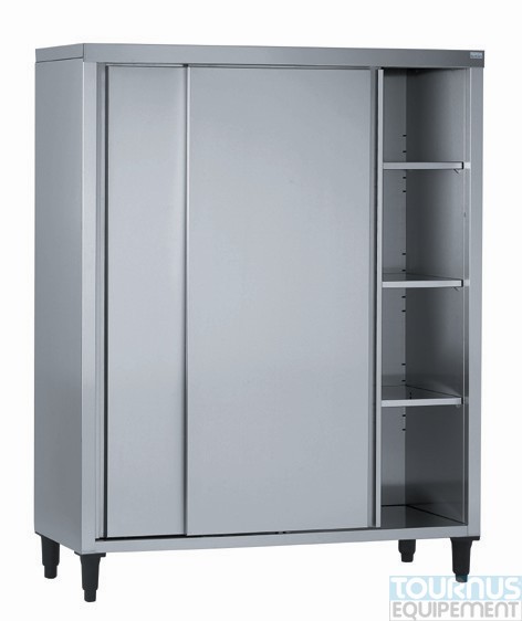 Armoire haute CHR en acier inoxydable - capacité de charge 160 kg par étagère - IMMEL_0