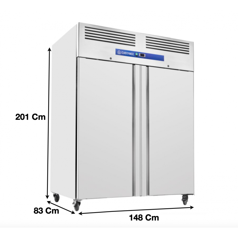 Armoire réfrigérée négative GN2/1 1400 L 2 Portes - GN1410BT_0