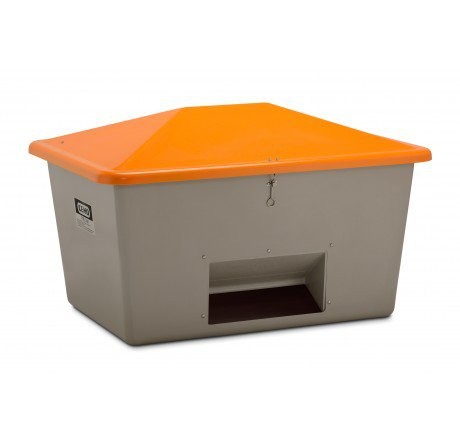 Bac à sel conique en polyester - Capacité de 550 à 2200 L - Stable et léger_0