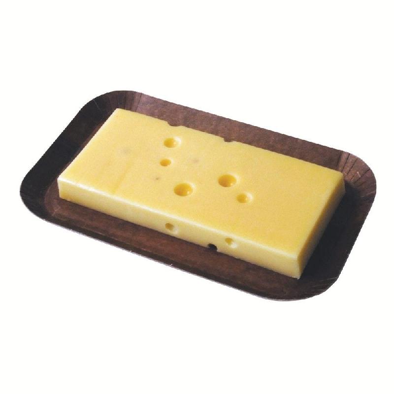 Barquette ingraissable carton taille L 21x12,7x1,4 cm imprimé bois foncé par 250_0