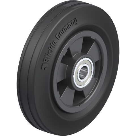 BLICKLE - ROUE Ø 200MM BANDAGE CAOUTCHOUC SBR 205KG - VPP 200/20K