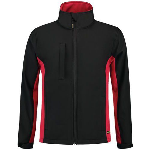 BLOUSON SOFTSHELL BICOLOR 402002 BLACK-RED XL - TRICORP WORKWEAR
