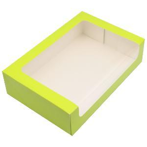 BOITE VERTE POUR 25 MACARONS EN CARTON
